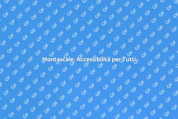 Montascale: La Chiave per l'Accessibilità