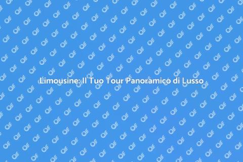 Noleggiare Limousine per Tour Panoramico