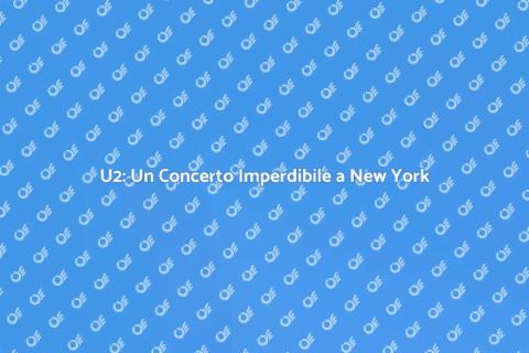 Concerto U2 al Madison Square Garden
