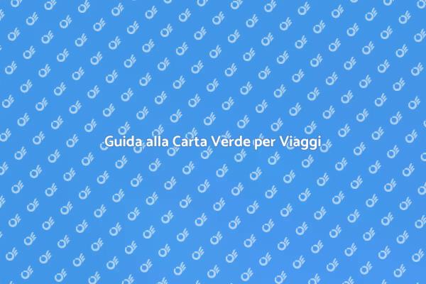 Rilascio della Carta Verde: Guida Pratica