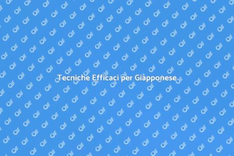 Imparare il Giapponese Facilmente
