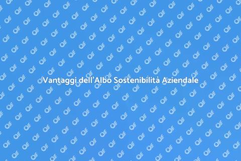 Iscrizione Albo Sostenibilità Aziendale
