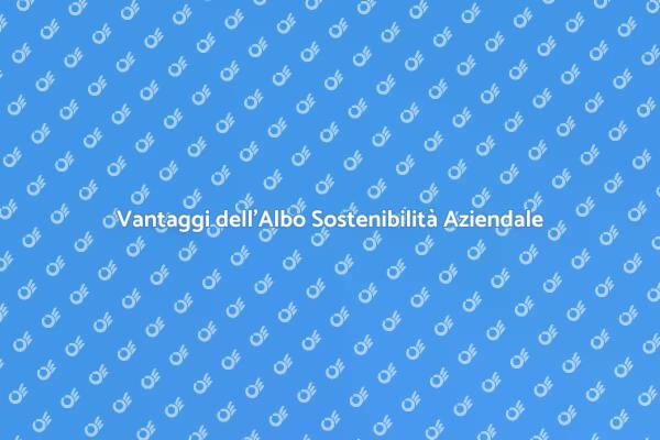 Sostenibilità e Qualità: Iscrizione Necessaria