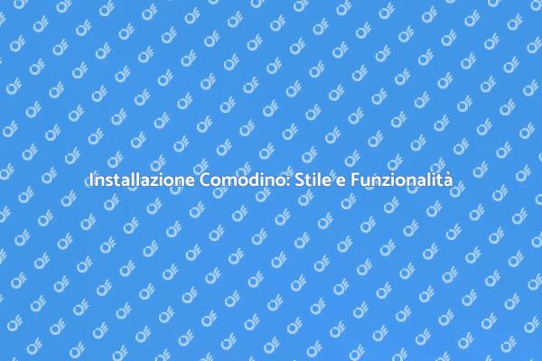 Montaggio Comodino: Dettagli che Contano