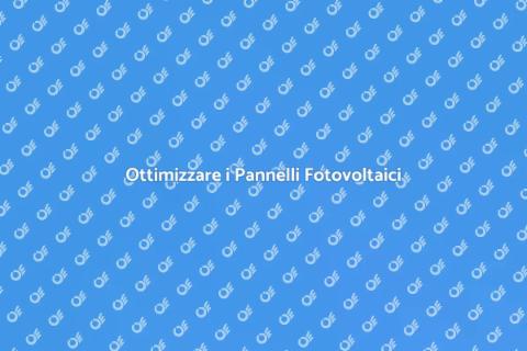 Manutenzione Pannelli Fotovoltaici