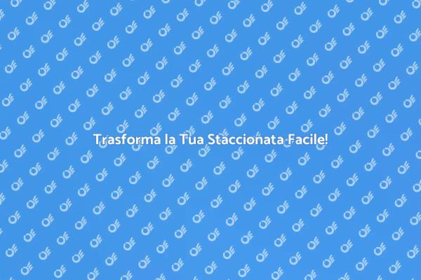 Rinnova la Tua Staccionata Facile!