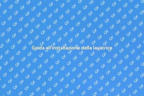 Installare una lavatrice in casa