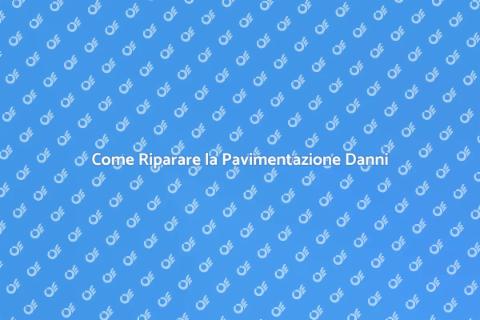 Riparazione Pavimentazione Danneggiata