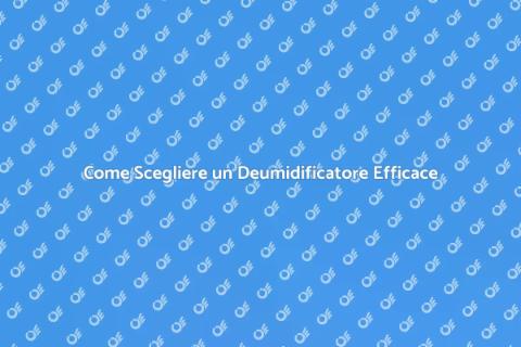Installare Deumidificatore in Casa