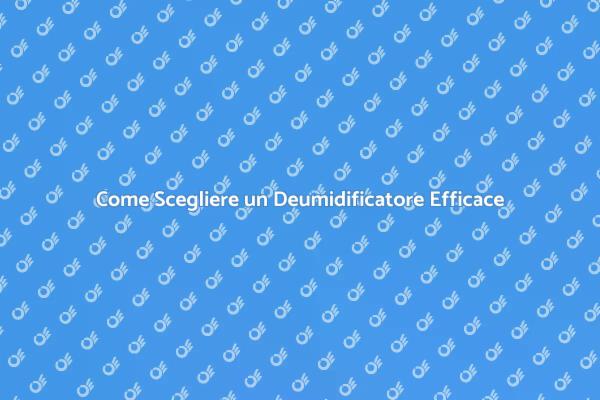 Deumidificatore: Soluzione per Umidità
