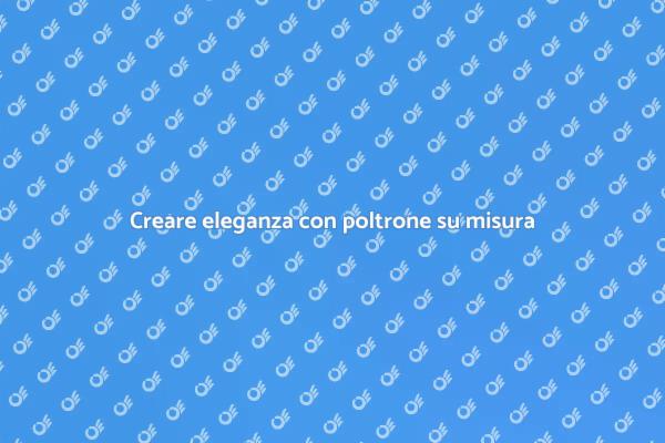 Eleganza e comfort in una poltrona su misura