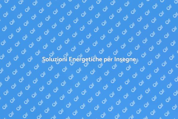 Energia per il Tuo Brand Luminoso