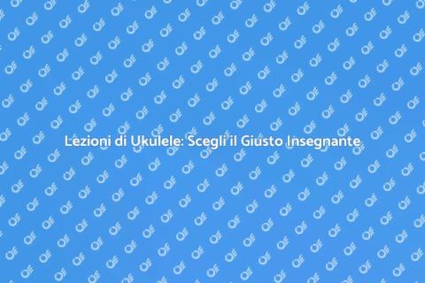 Assumere un Insegnante di Ukulele