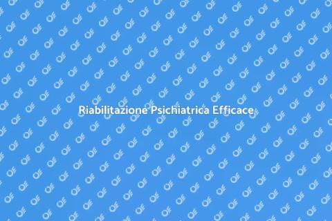 Approccio Terapeutico alla Riabilitazione