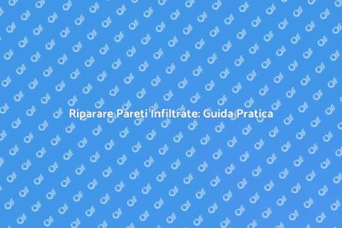 Stuccare Parete Danneggiata Infiltrazioni