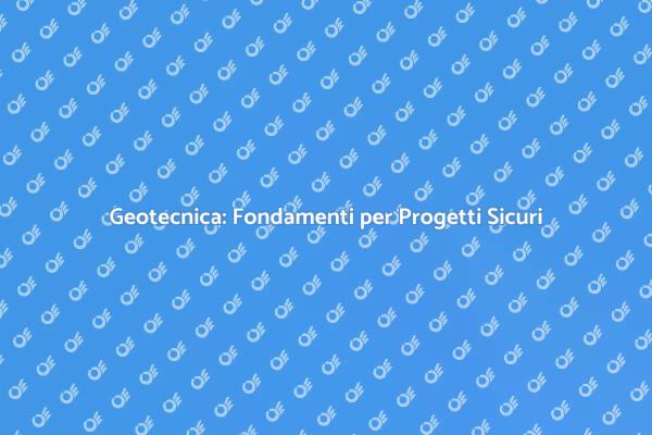 Fondamenti della Geotecnica Urbana