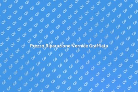 Costo Riparazione Vernice Graffiata