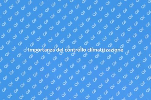 Controllo impianti climatizzazione