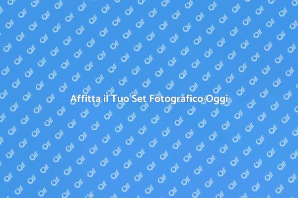 Noleggio Facile di Set Fotografici
