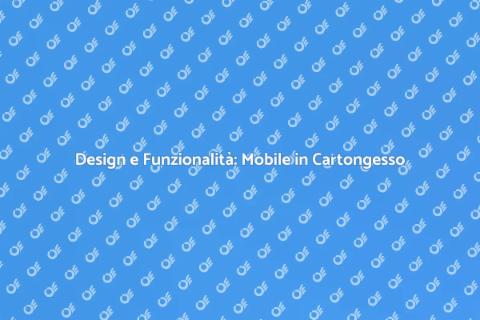 Mobile in Cartongesso con Mensole