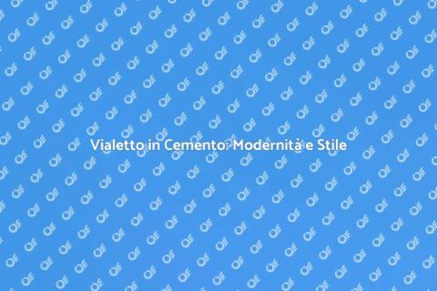 Vialetto in Cemento: Estetica e Funzionalità