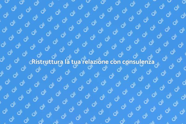 Riscopri l'amore con la consulenza
