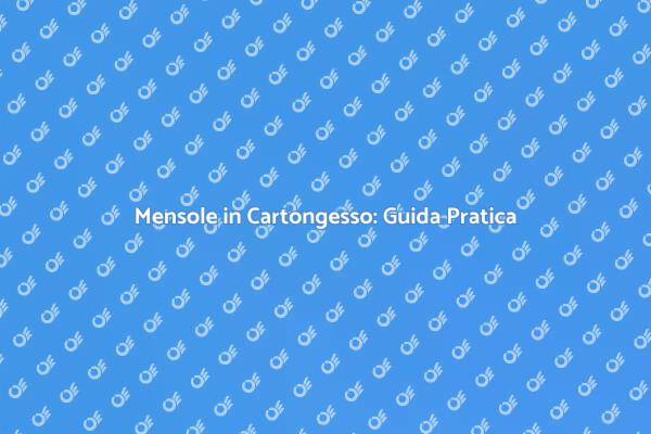 Costruire Mensole in Cartongesso Facili