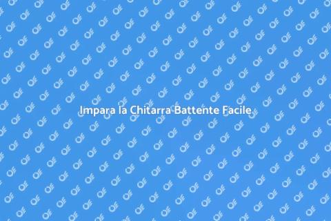 Corso di Chitarra Battente Online
