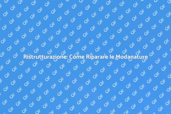Ristrutturare le Modanature in Casa
