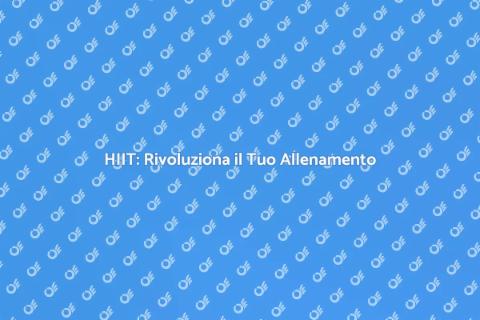Allenamento ad Alta Intensità per Tutti