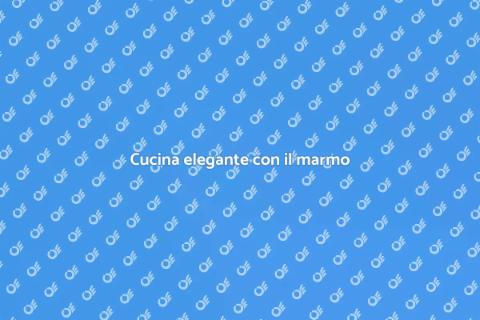 Rinnova la cucina con il marmo