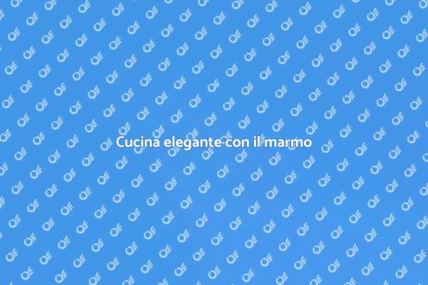 Rinnova la tua cucina con il marmo