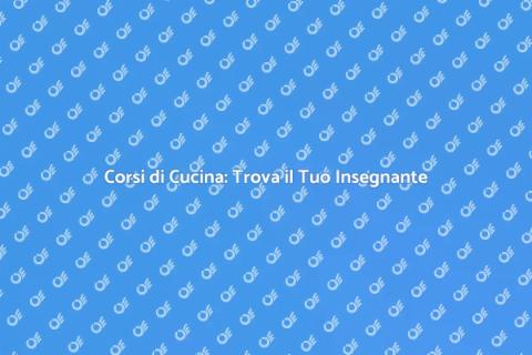 Insegnante di Cucina: Impara a Cucinare