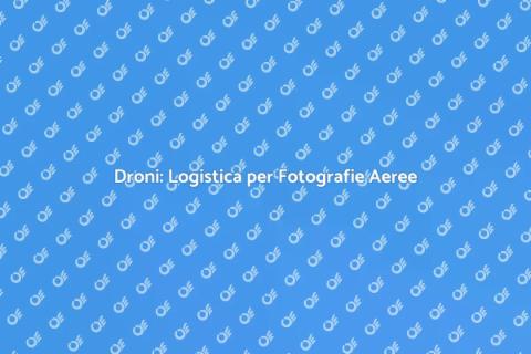 Trasporto e Logistica per Droni