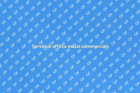 Affitto mezzi per trasporti commerciali