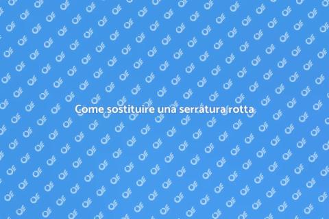 Sostituire serratura non funzionante