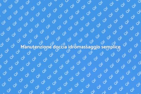 Riparare doccia idromassaggio: guida