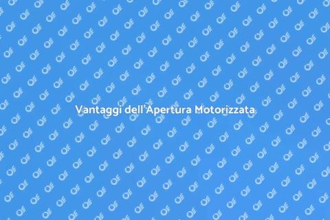 Sistema di Apertura Motorizzato