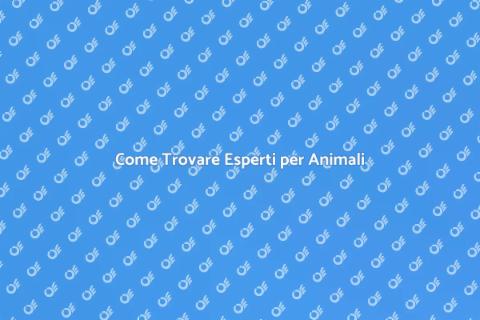 Esperto per Ricerca Animali Domestici