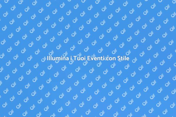 Trasforma i Tuoi Eventi con Luci Professionali
