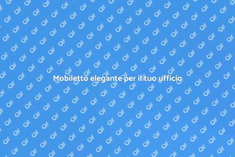 Mobiletto con ante per ufficio elegante