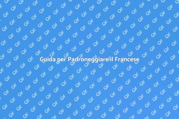 L'Arte di Padroneggiare il Francese