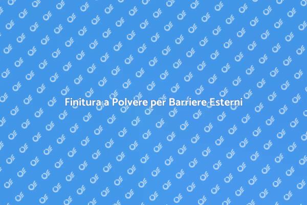 Verniciatura Innovativa per Esterni