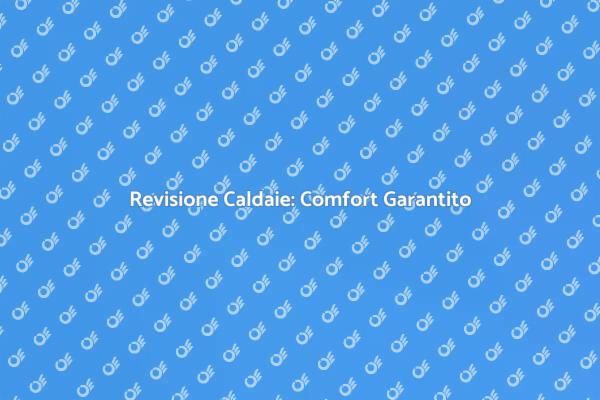 Assistenza Caldaie per il Tuo Comfort