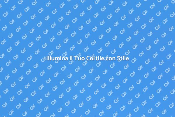 Sicurezza e Stile nel Tuo Cortile