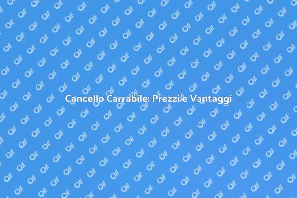 Cancello Carrabile: Costi e Benefici