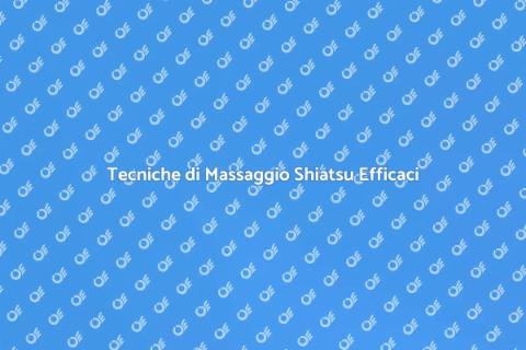 Massaggi Shiatsu: Riscopri il Benessere