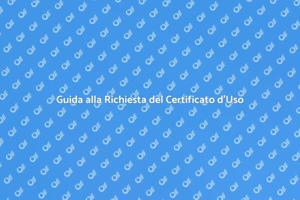 Richiesta Certificato di Destinazione d'Uso