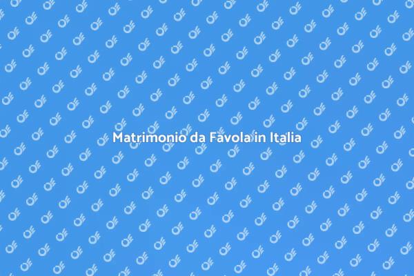 Sposarsi in Italia: La Magia del Bel Paese