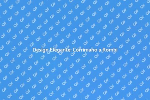 Corrimano in Legno a Rombi Elegante
